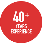 40 Plus Years Experience