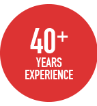 40 Plus Years Experience